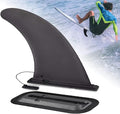 Detachable Center 9" Fin, Kayak Rudder Kit Skeg Tracking Fin Watershed Board for Inflatable Canoe, Stand Up Paddle SUP Boards, Surfboard