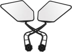 Universal Motorcycle Rearview Side Mirrors -(1 Pair) Bicycle Handlebar Mirrors for Mountain Bicycle Bike Ebike Scooter