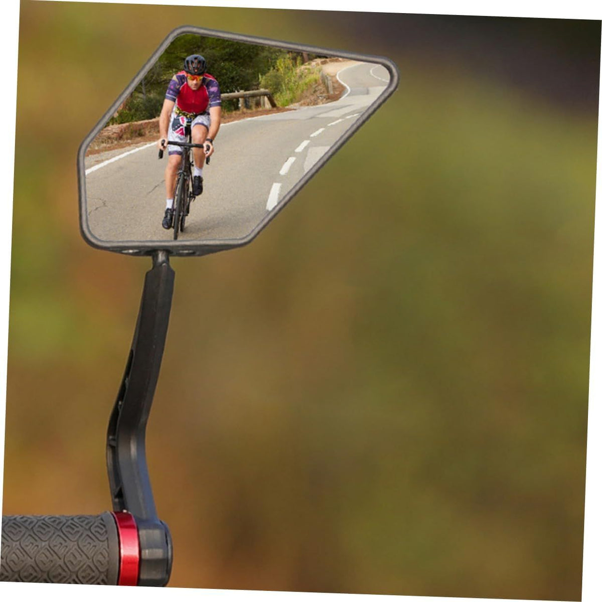 Universal Motorcycle Rearview Side Mirrors -(1 Pair) Bicycle Handlebar Mirrors for Mountain Bicycle Bike Ebike Scooter