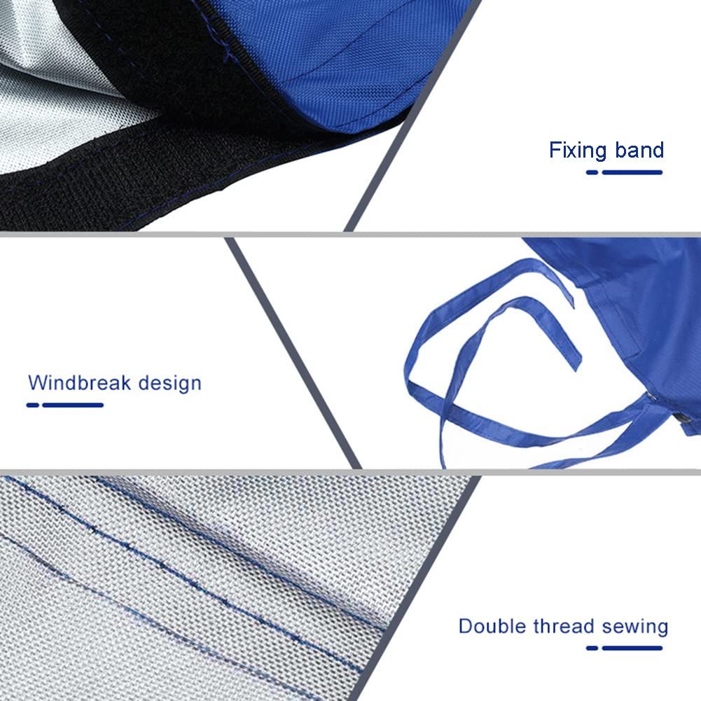 Waterproof Mainsail Boom Cover, Heavy Duty Waterproof 420D Boat Sail Cover, 10-11ft Outdoor Booms Boat Cover Anti-Wind Cover