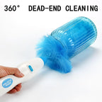 360 Electric Feather Spin Duster Feather Duster Adjustable Electric Dirt Dust Brush Removing Dust in One Spin Cleaning，Use Battery