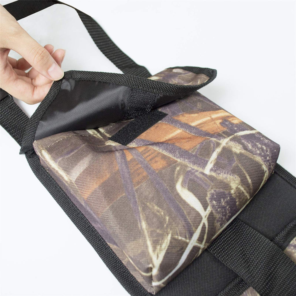 Hunting Gear Back Seat Gun Sling Holder Shotgun Rifle Rack Case Gun Holsters Pistols Organizer with Pockets Universal Fit