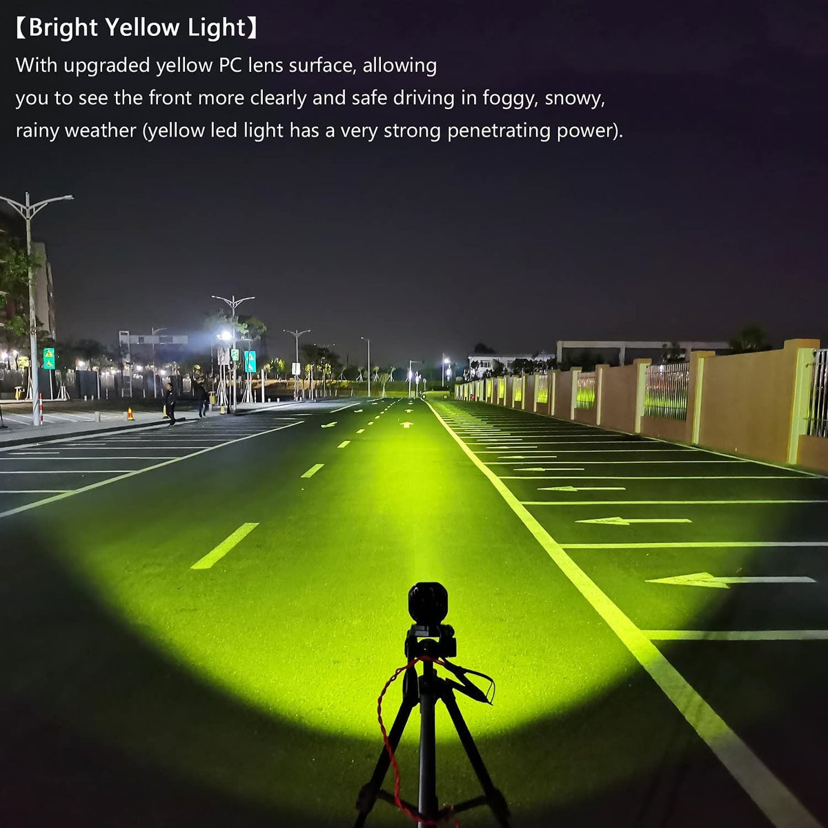 Yellow Led Pods Lights 3Inch 40W Led Driving Off Road Lighting 12V 24V Spot Cube Light Bar for 4WD Pickup Trucks Boat (Pack of 2)