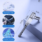 Cordless Handheld Vacuum Cleaner, 95000 Pa Car Cleaner, Built-in Brushless Motor, Dual Suction Mode, Rechargeable Ultralight