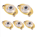 5pcs Mini Bright LED Deep Drop Underwater Diamond Fishing Flashing Light Bait Lure Squid Durable Practical Tool 4 * 2.5cm