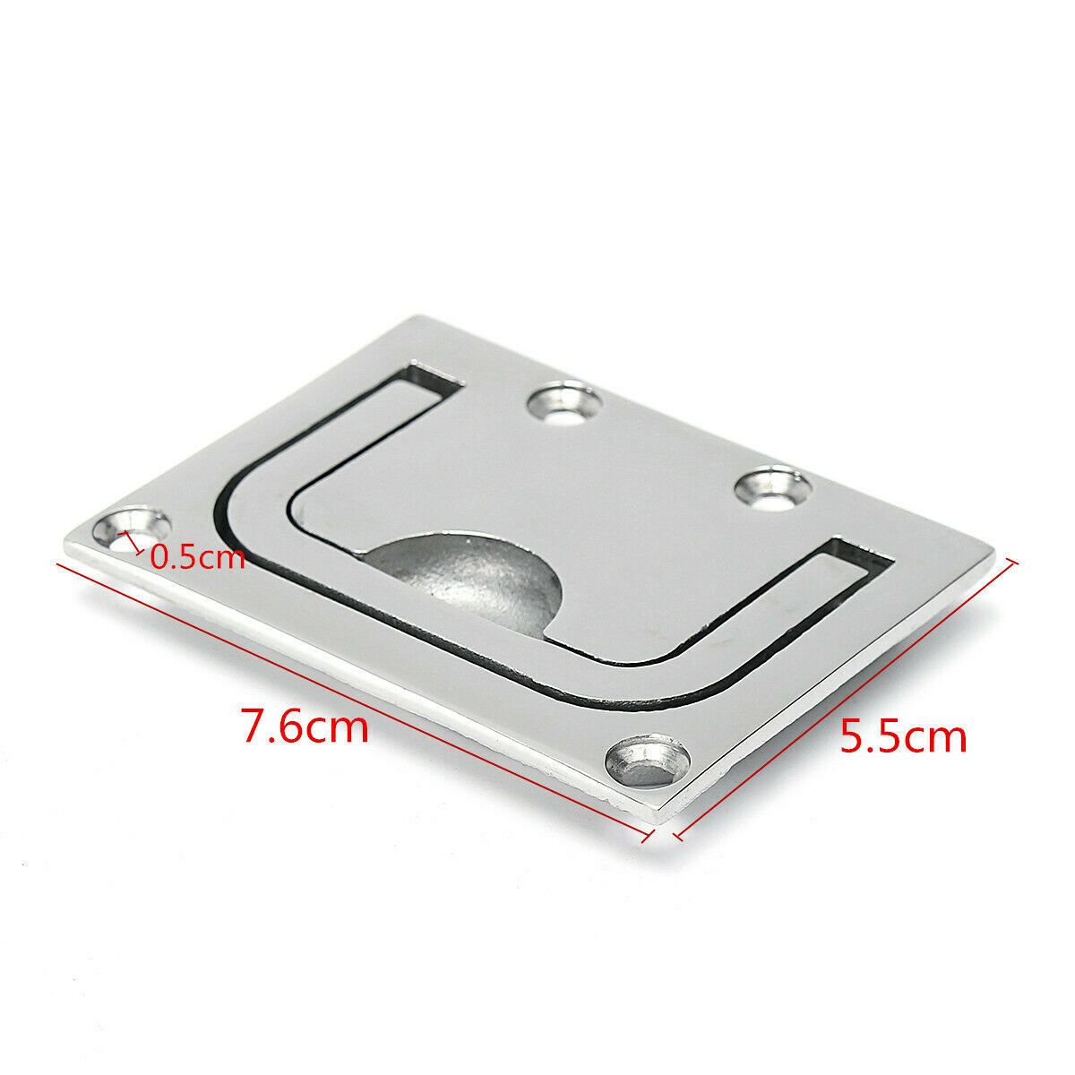 Boat Flush Hatch Locker, Stainless Steel Boat Recessed Hatch Flush Pull Handle Cabinet Lift Trap Door Handle for Marine Yacht