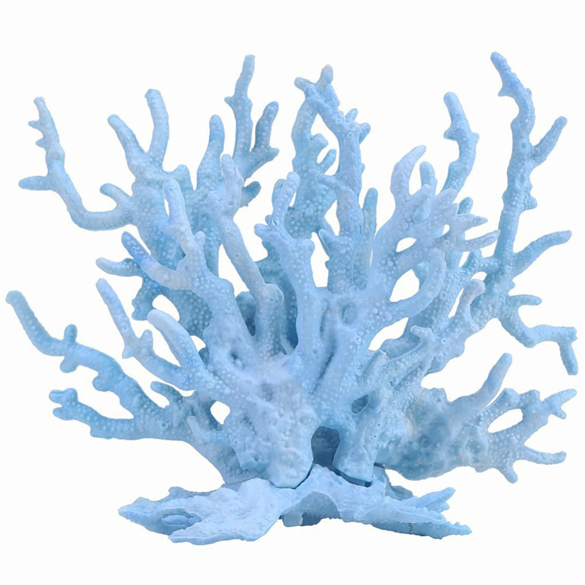 Aquarium Coral Ornament Resin Coral Reef Decor Artificial Aquarium Plants Landscape Fish Tank Accessories Decorations, Blue