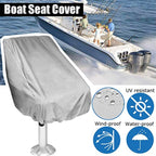 Waterproof Fade Resistance Helm Helmsman Bucket Boat Seat Cover; Single Boat Seat Cover 56×61×64CM Grey