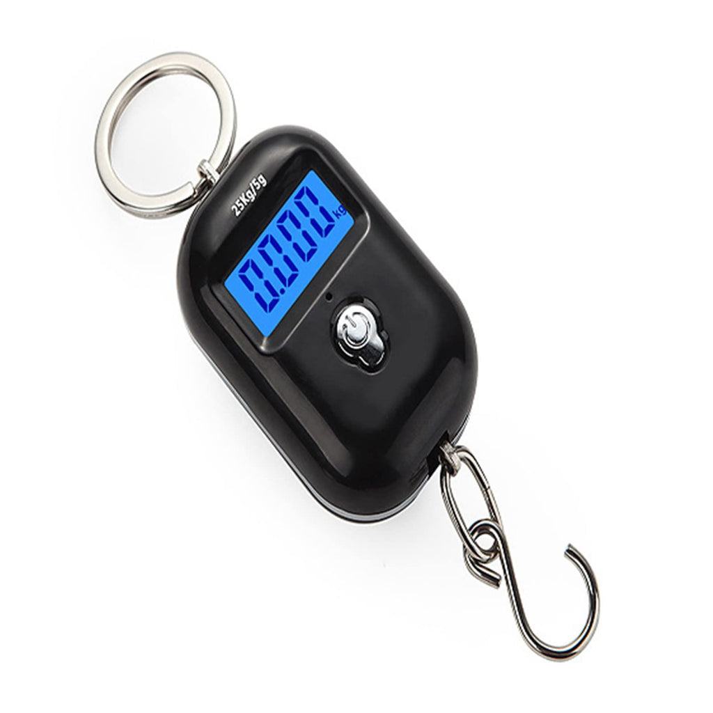 Engineering Plastic Digital Hanging Scales Handheld 25Kg Cranes Scales with Hook for Farm Hunting Fishing Outdoor Hanging