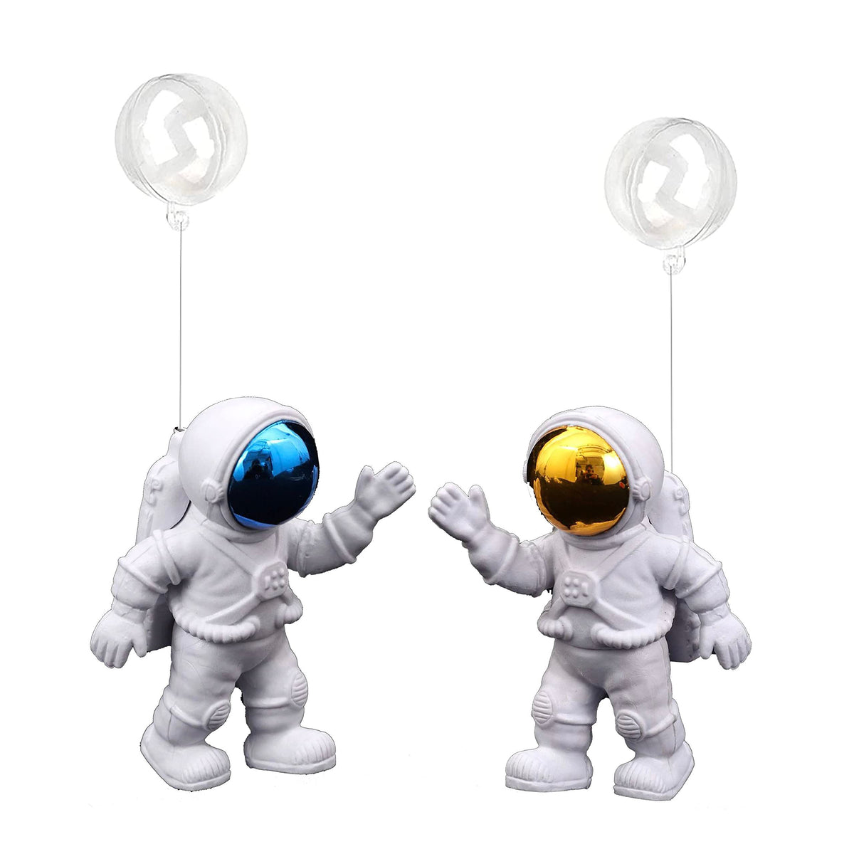 Floating Fish Tank Decorations, Aquarium Decorations Fish Tank Accessories, Suitable for All Kinds of Fish(2Pcs White Astronauts)
