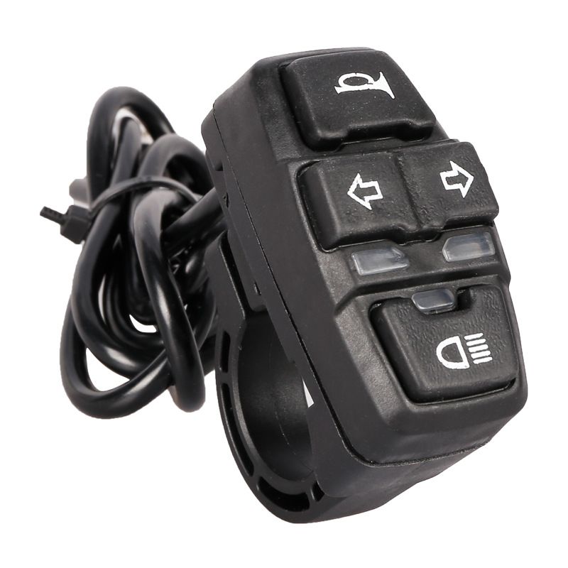 Electric bicycle headlights, turn signals, horn switch, electric scooter handlebars, lights, horn, turn signals control