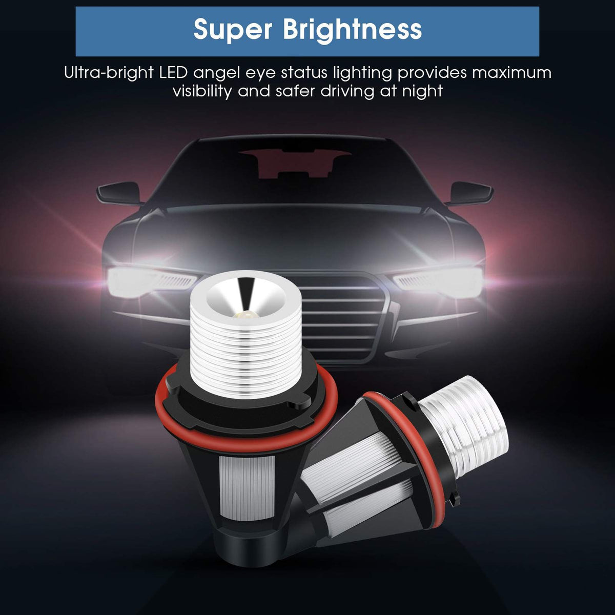 2pcs，Fog lights, LED desk lamps, LED bulbs, headlights, decorative modification lights, car headlights, car lights
