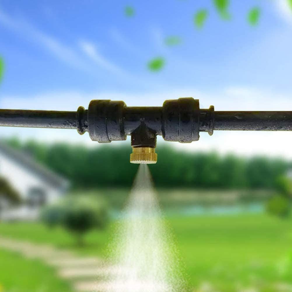 Orifice Dia Replacement Heads Atomizing Mister Sprayer Nozzle for Outdoor Cooling System Greenhouse Landscaping Dust Control
