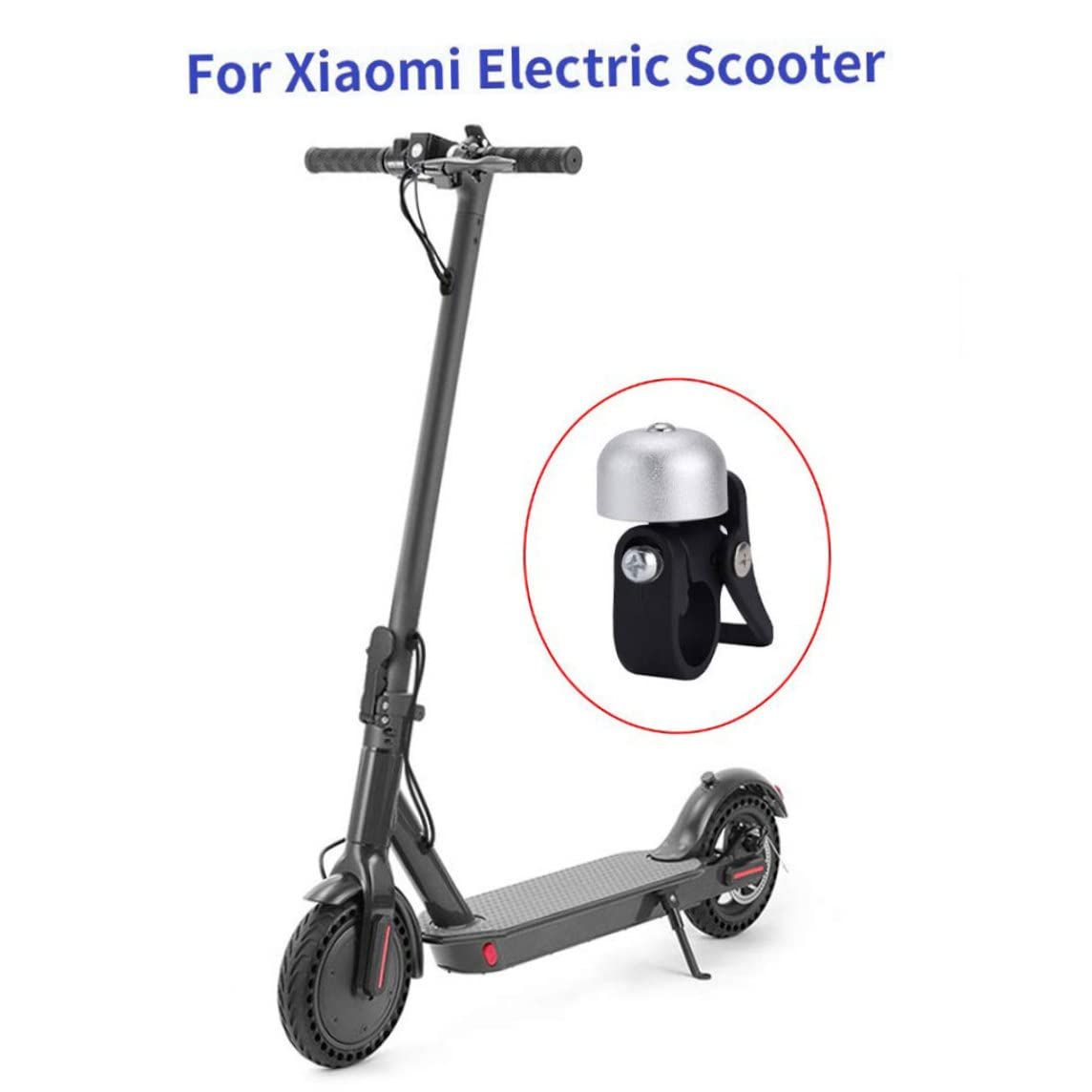 Small bell shaped handle compatible with folding hooks, bell shaped alloy electric scooter,  scooter universal accessories