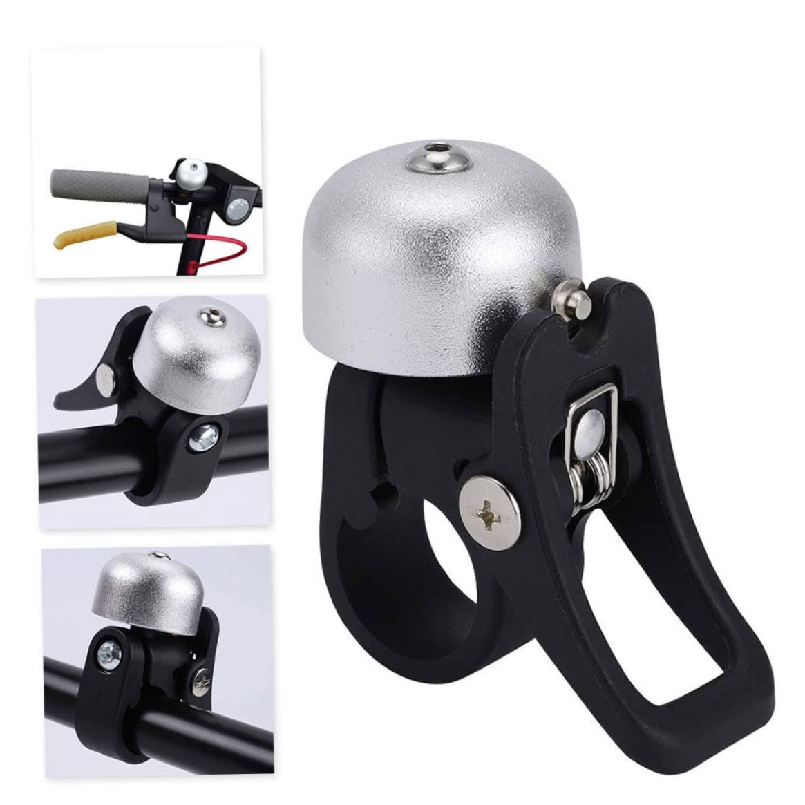 Small bell shaped handle compatible with folding hooks, bell shaped alloy electric scooter,  scooter universal accessories