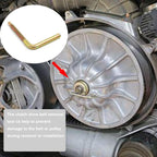 Clutch drive belt disassembly tool, clutch spreader drive rangefinder belt disassembly tool, clutch drive belt disassembly tool