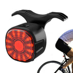 Tail Light LED, Sensing Bright Rear Light, 6 Modes Options Large Reflector Easy Release Tail Light for Various Daytime Riding