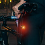 Tail Light LED, Sensing Bright Rear Light, 6 Modes Options Large Reflector Easy Release Tail Light for Various Daytime Riding