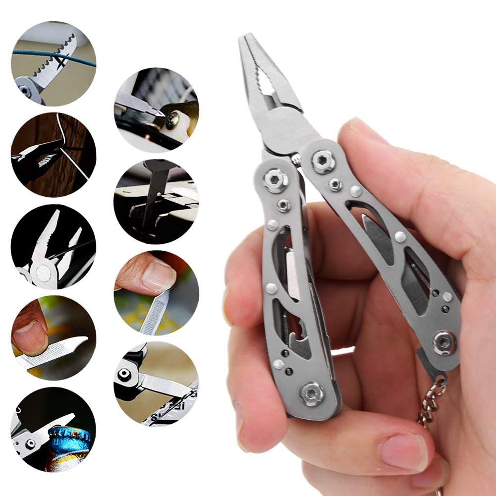 Premium Replaceable Wire Cutters and Saw, Stainless Steel with Leather Sheath  for Outdoor Travel Camping Fishing Survival Hunting
