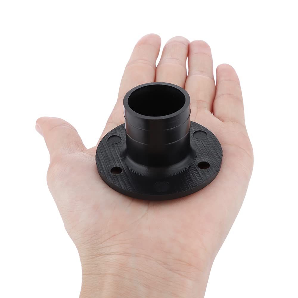 Nylon Boat Floor Deck Drain Fit for Yacht Kayak Deck Drainage  Supplies, Black, Free Mounting Screws