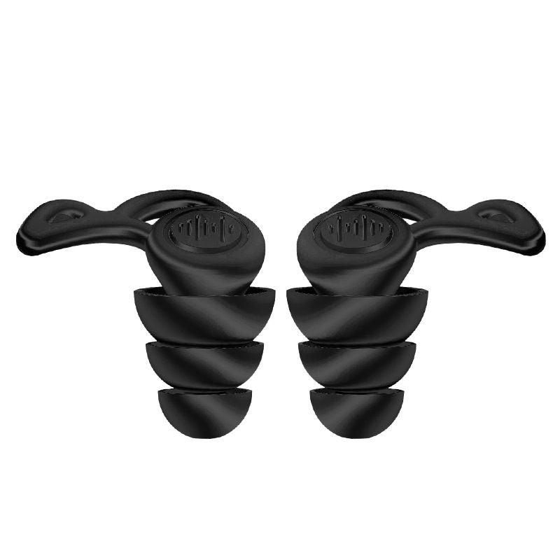 5pc Peak Impulse Noise, Shooting Ear Protection,-Continuous Hearing Protection, Patented Filters, Reusable Soft Ear Plugs