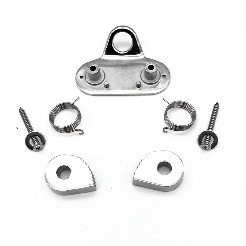 Cam Cleat Leading Ring Stainless Steel Cam Cleat Clip for Sailboat Kayak Canoe Dinghy
 Leading Rings Boat Marine Sailboat