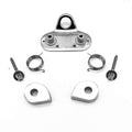 Cam Cleat Leading Ring Stainless Steel Cam Cleat Clip for Sailboat Kayak Canoe Dinghy
 Leading Rings Boat Marine Sailboat
