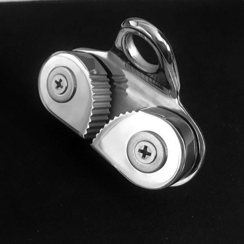 Cam Cleat Leading Ring Stainless Steel Cam Cleat Clip for Sailboat Kayak Canoe Dinghy
 Leading Rings Boat Marine Sailboat
