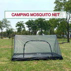 Tent Inner with Floor for Survival Shelter,  Breathable Mesh Double Sided Zipper for Camping and Hiking