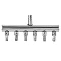 Aquarium Air Pump Regulating Valve, Stainless Steel Aquarium Fish Tank Air Pump Valve 8mm Turn to 4mm Splitter Control Valve