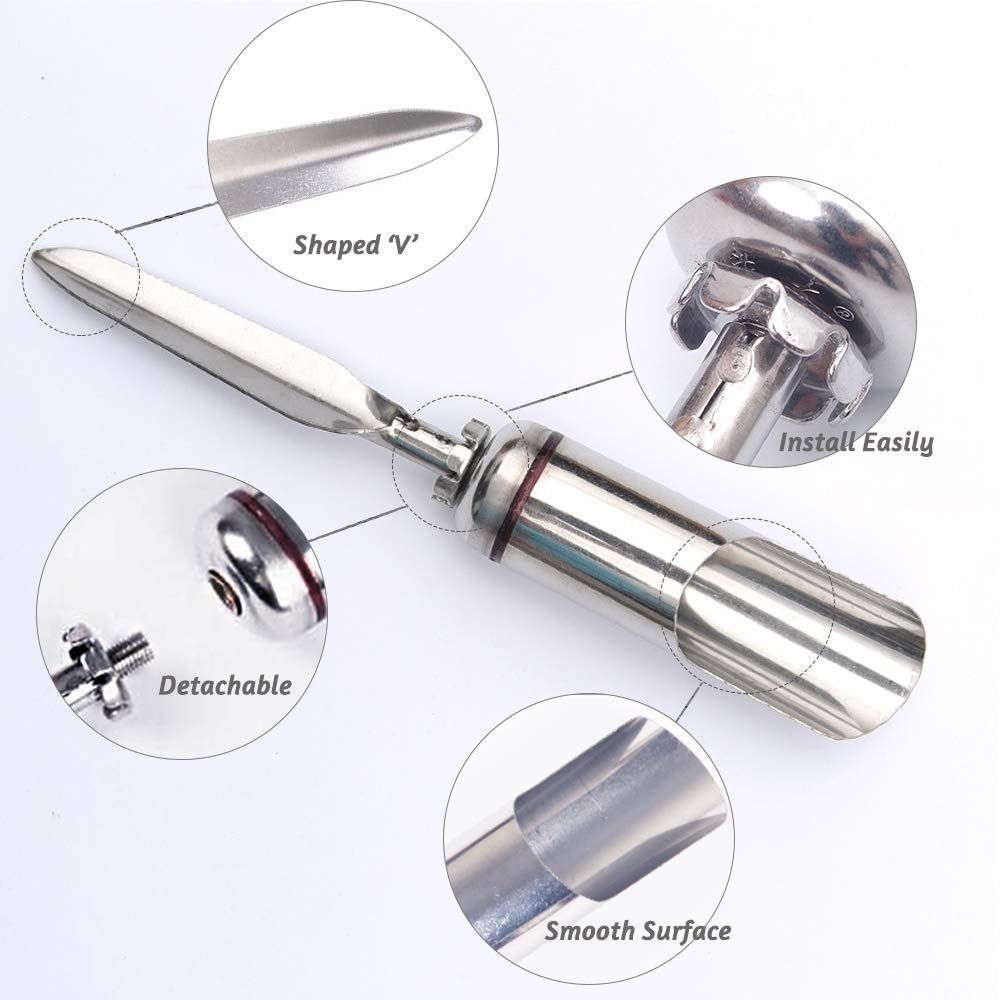 Fishing Rod Holder Steel Cylindrical Ground Insert Throwing Sea Hand Accessories，Stainless Steel Ground Support Stand