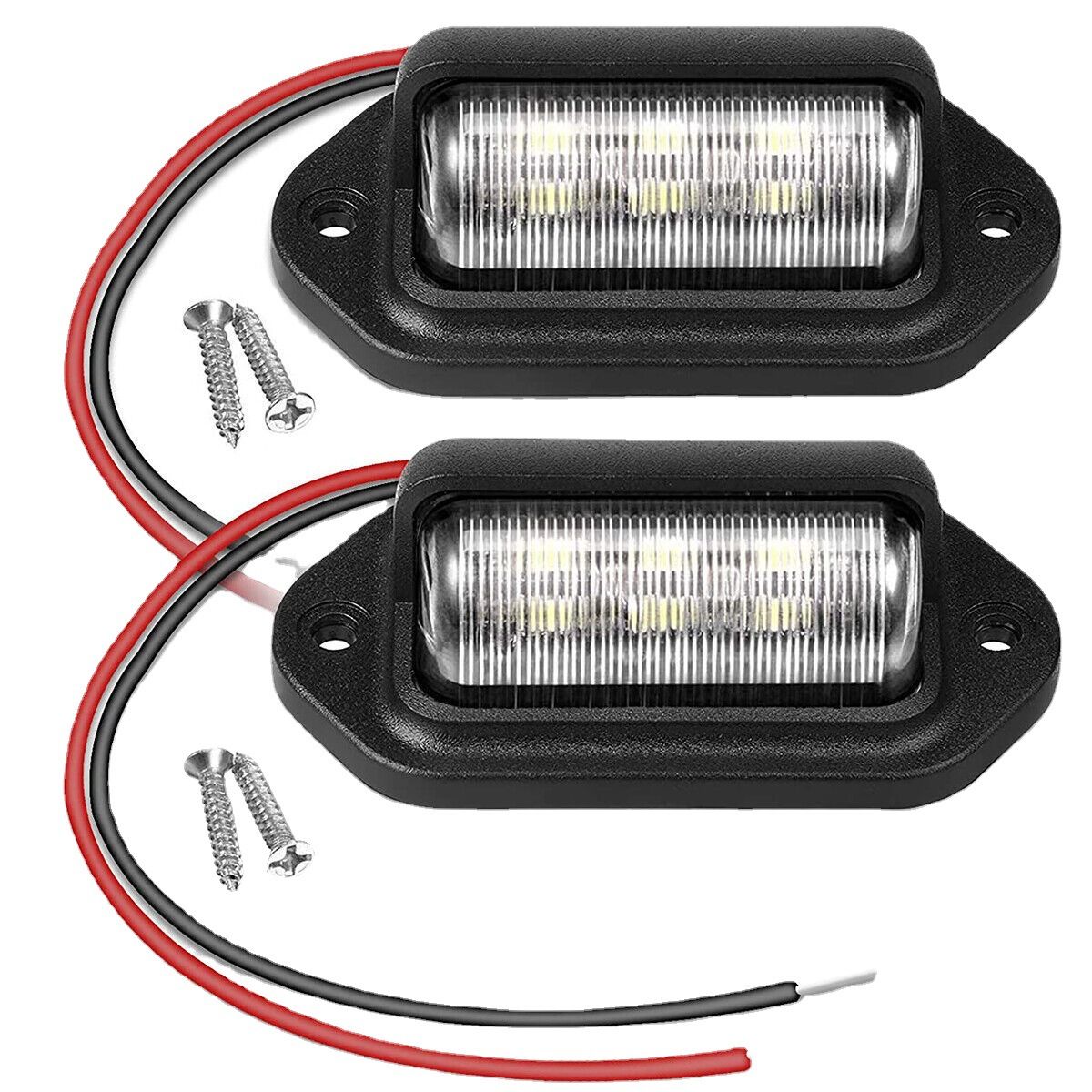 License Plate Light (2 Pack),LED License Plate Lamp Taillight for Truck SUV Trailer Van, Step Courtesy Lights, Dome/Cargo Lights