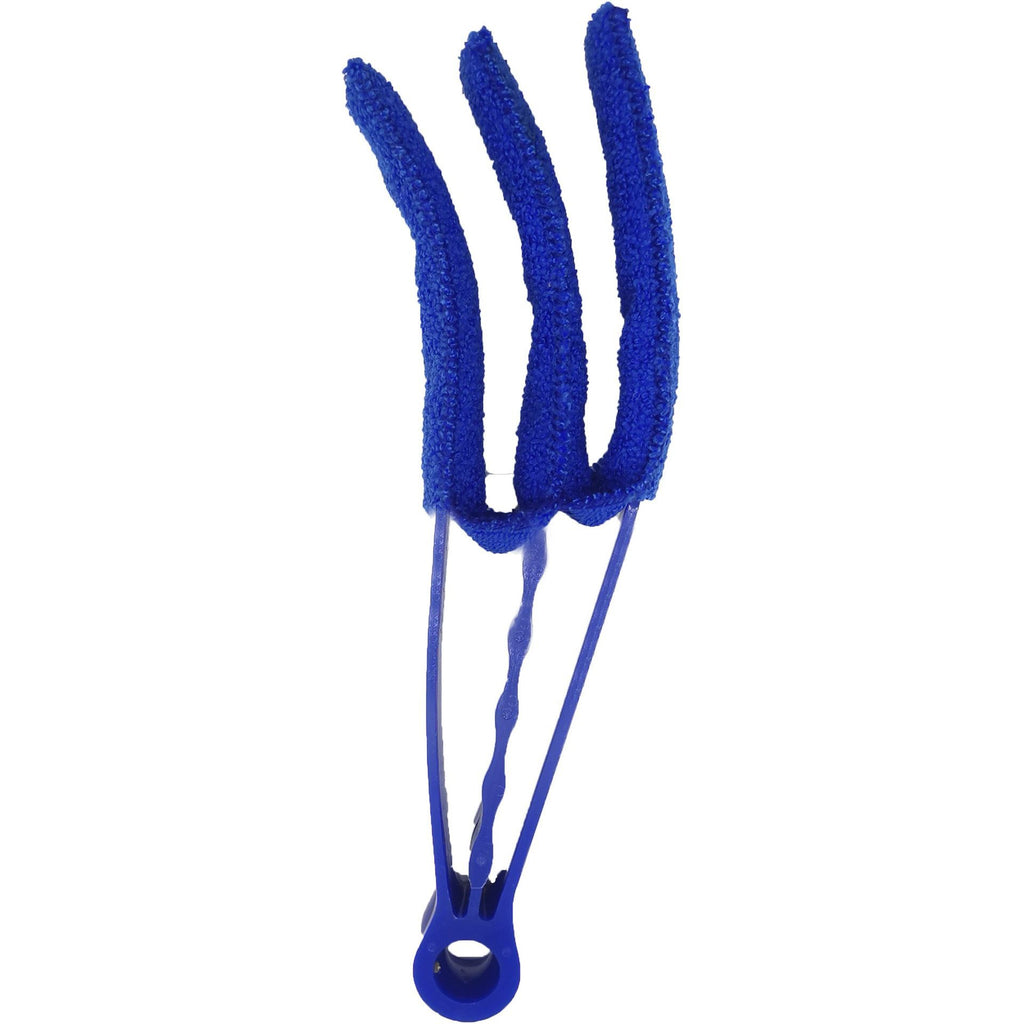 Blind Cleaner Duster Tool, Window Blind Cleaner Air Duct Vents Duster Cleaning for Fan Car Groove Air Conditioner, Blue