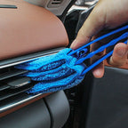Blind Cleaner Duster Tool, Window Blind Cleaner Air Duct Vents Duster Cleaning for Fan Car Groove Air Conditioner, Blue