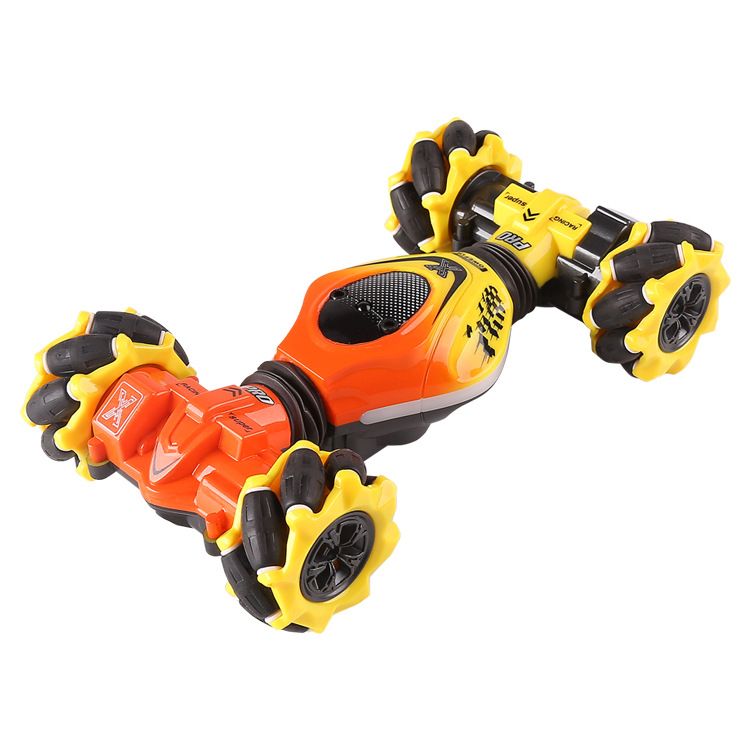 Remote Control Cars, 4WD RC Stunt Car, Double Sided Rotating Off Road Vehicle 360° Flips with Lights Music, Toy Cars for Boys