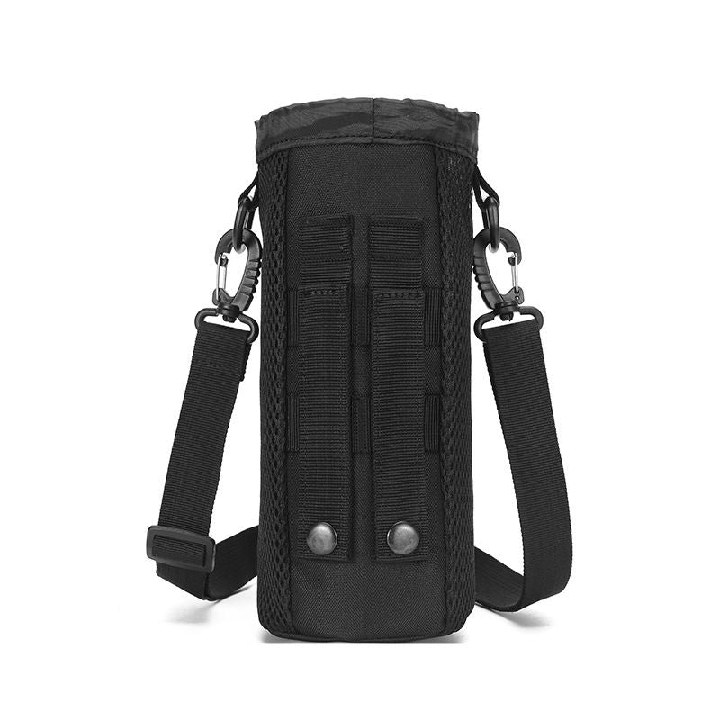 Tactical Water Bottle Pouch Military Mesh Kettle Holder Bag Waist Bag Outdoor Hunting Hiking Fishing Kettle Carry Bag