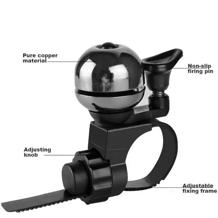 Classic Loud Bell for Bike Minimalist Bicycle Bell for Road Bike Mountain Bike for All Types of Bike, Tricycle, Mountain Road Bike