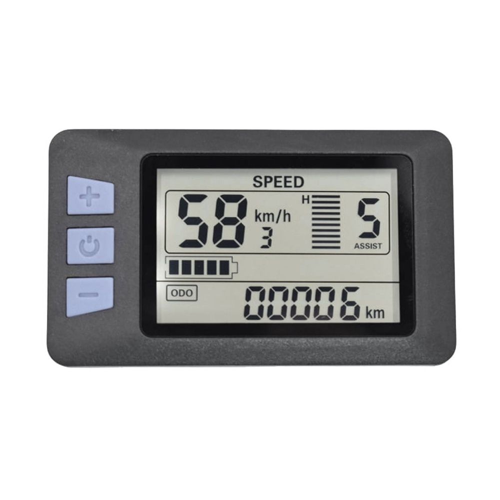P3H LCD Display Meter Dashboard 24V 36V 48V 60V Electric Bike Meter Display Panel for Electric Scooter(SM)