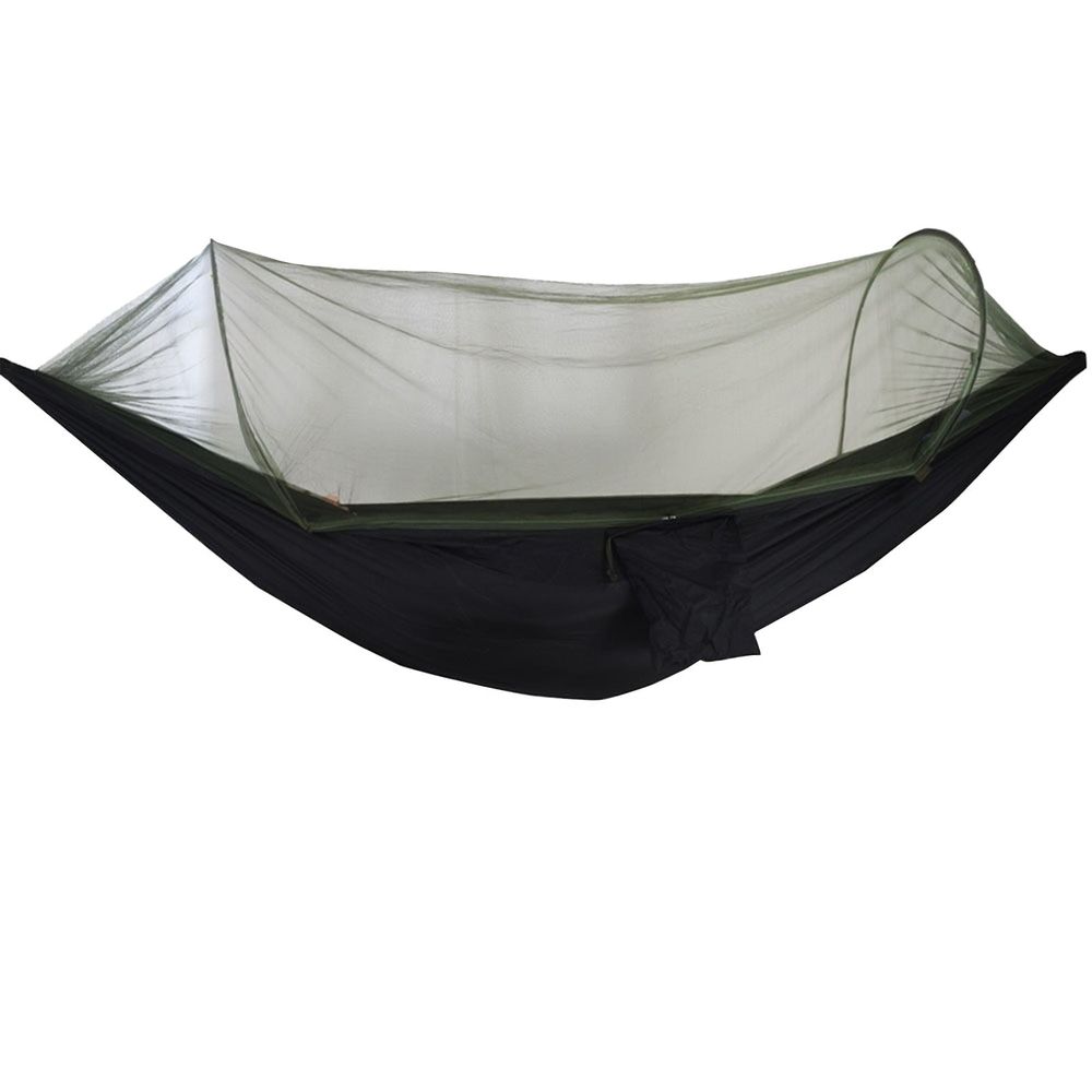 Camping Hammock with Mosquito Net and Rain Fly - Portable Double Hammock with Bug Net and Tent Tarp Heavy Duty Tree Strap, Hammock Tent for Travel Camping Backpacking Hiking Outdoor Camp