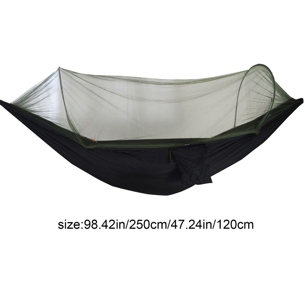 Camping Hammock with Mosquito Net and Rain Fly - Portable Double Hammock with Bug Net and Tent Tarp Heavy Duty Tree Strap, Hammock Tent for Travel Camping Backpacking Hiking Outdoor Camp
