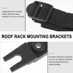 4Pcs Roof Box U-Bolt Clamps Rooftop Cargo Carrier Rack Bolts Internal U-Bracket Clips