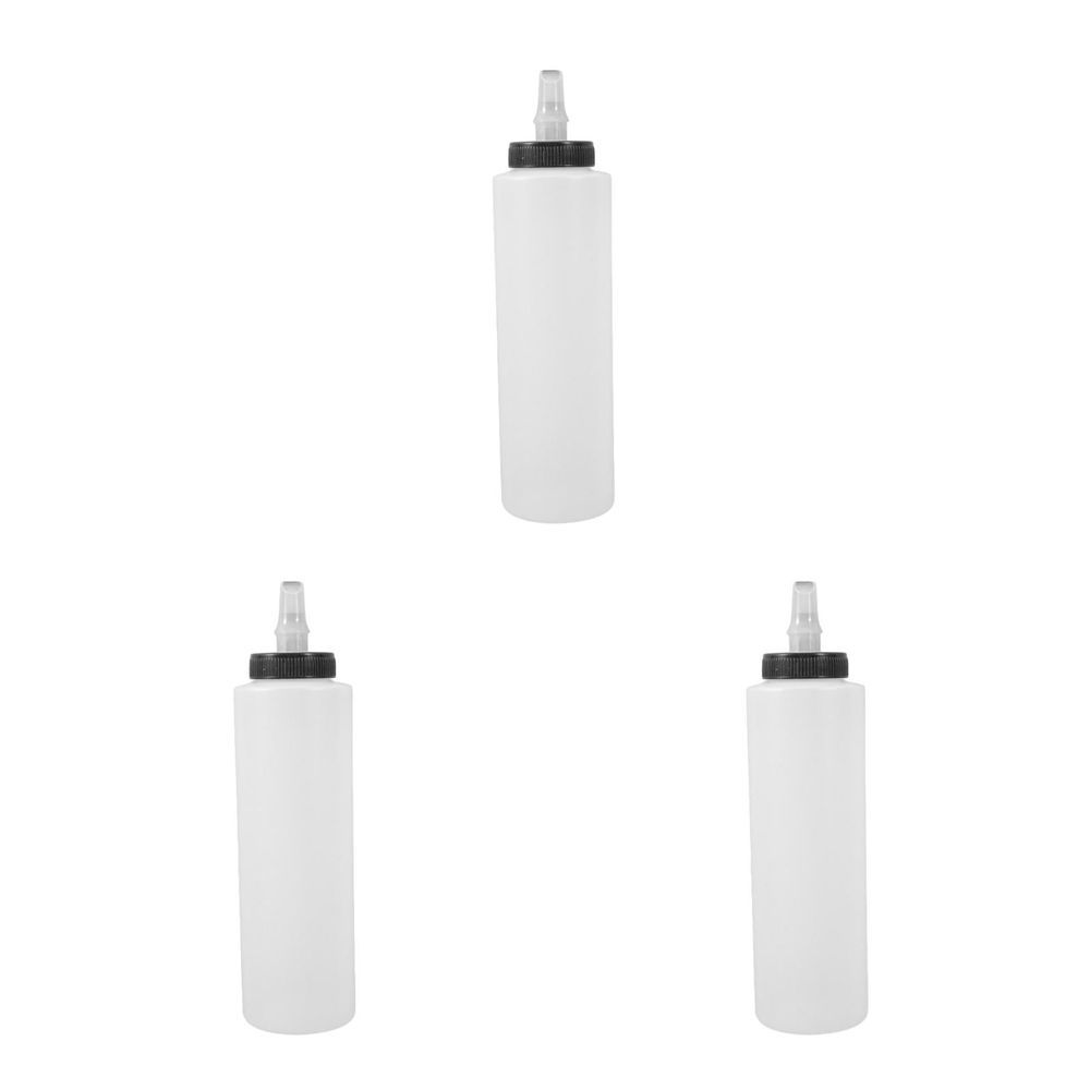 Masteelf 3pcs Car Wax Squeeze Bottle 400ml Car Polishing Plastic Bottle With Cap For Automotive Wax Empty Bottle For Dispensing Wax For Car Care And Self Cleaning