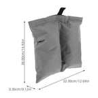 2Pcs Heavy Duty Tent Sand Bag Weights for Outdoor Canopy Legs Grey Color