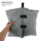 2Pcs Heavy Duty Tent Sand Bag Weights for Outdoor Canopy Legs Grey Color