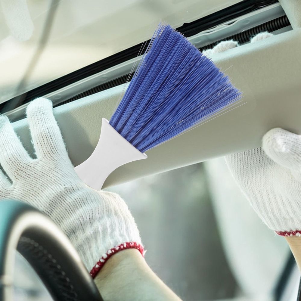 Car Interior Detailing Brush Soft Bristles Long Handle for Dashboard