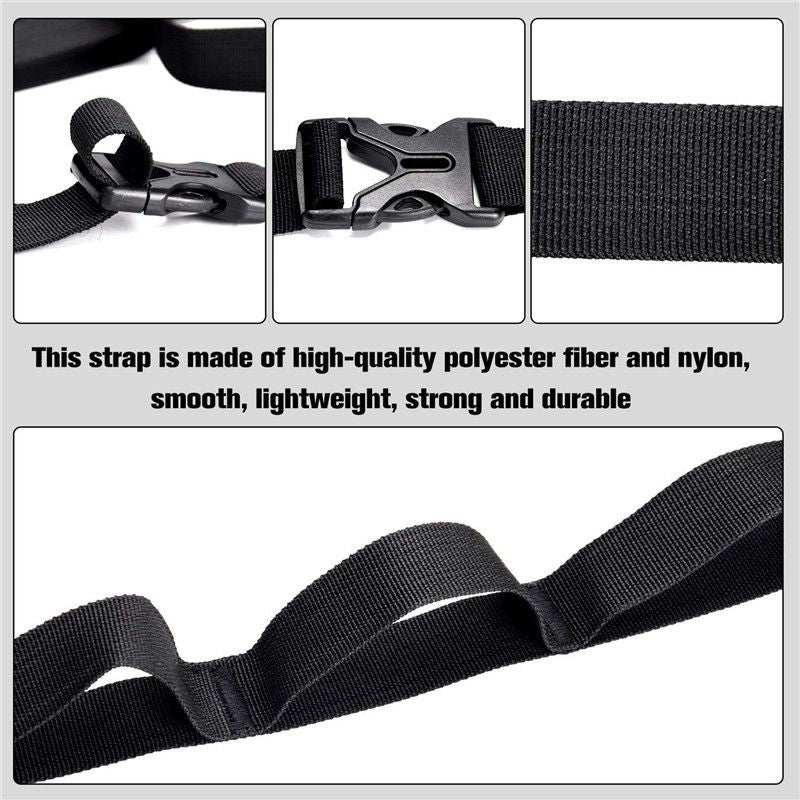 20FT Campsite Storage Strap with 19 PCS Buckles, Portable Hanging Rope for Camping, Hiking, Outdoor Tent Accessories