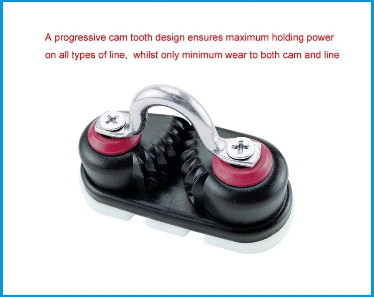 Cam Cleats, Rope Cleats, Ball Bearing Fast Entry Cam Cleats for Line  Aluminum, Sailing Sailboat Kayak Canoe Dinghy Accessories