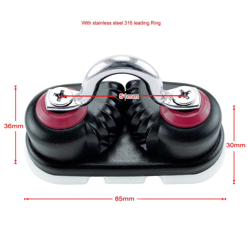 Cam Cleats, Rope Cleats, Ball Bearing Fast Entry Cam Cleats for Line  Aluminum, Sailing Sailboat Kayak Canoe Dinghy Accessories
