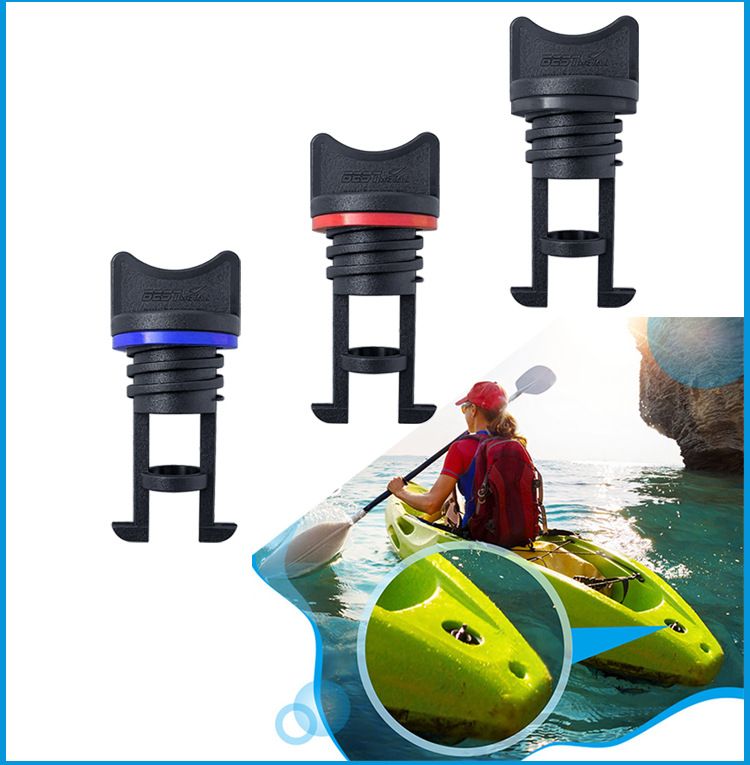 3Pcs Kayak Drain Plug Boat Drain Plug Nylon Boat Marine Yacht Raft Drain Holes Stopper Boat Drain Plug Kit Kayak Accessories