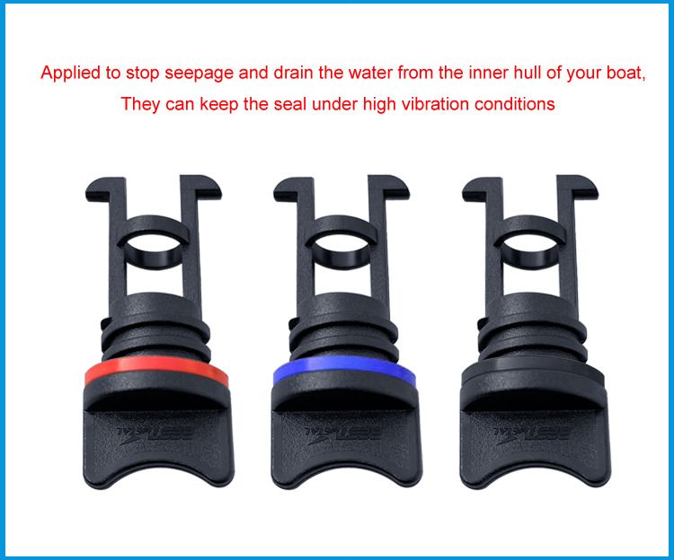 3Pcs Kayak Drain Plug Boat Drain Plug Nylon Boat Marine Yacht Raft Drain Holes Stopper Boat Drain Plug Kit Kayak Accessories
